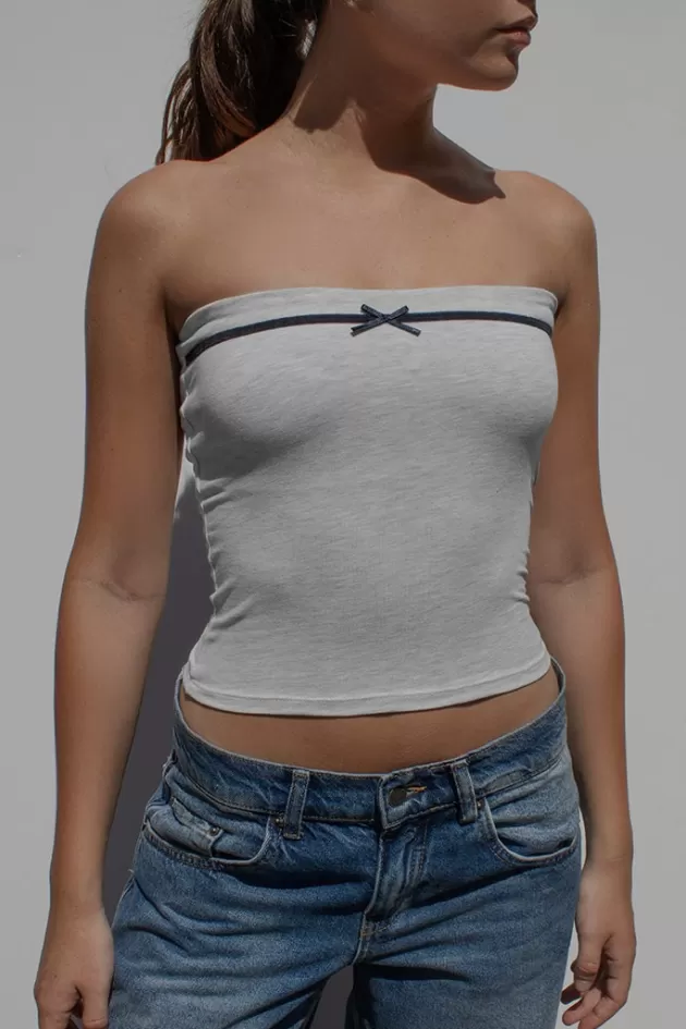Subdued Bandeau-Top mit Schleife