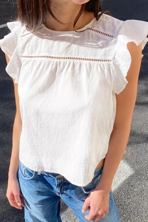Subdued Bluse mit Ru00fcschen
