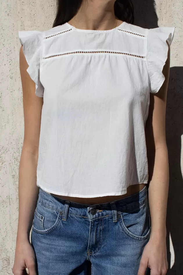 Subdued Bluse mit Ru00fcschen