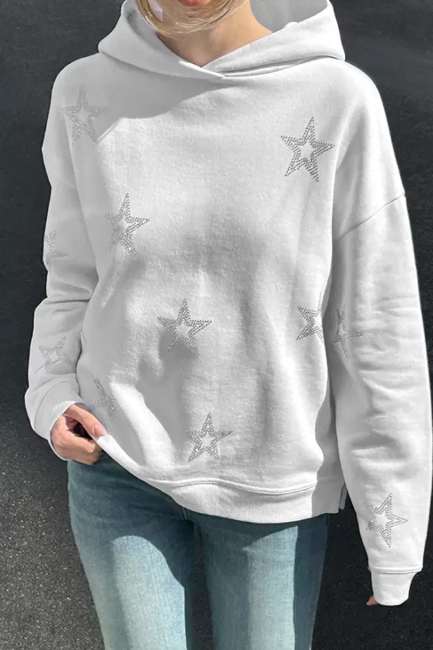 Subdued Hoodie Sterne Strasssteine