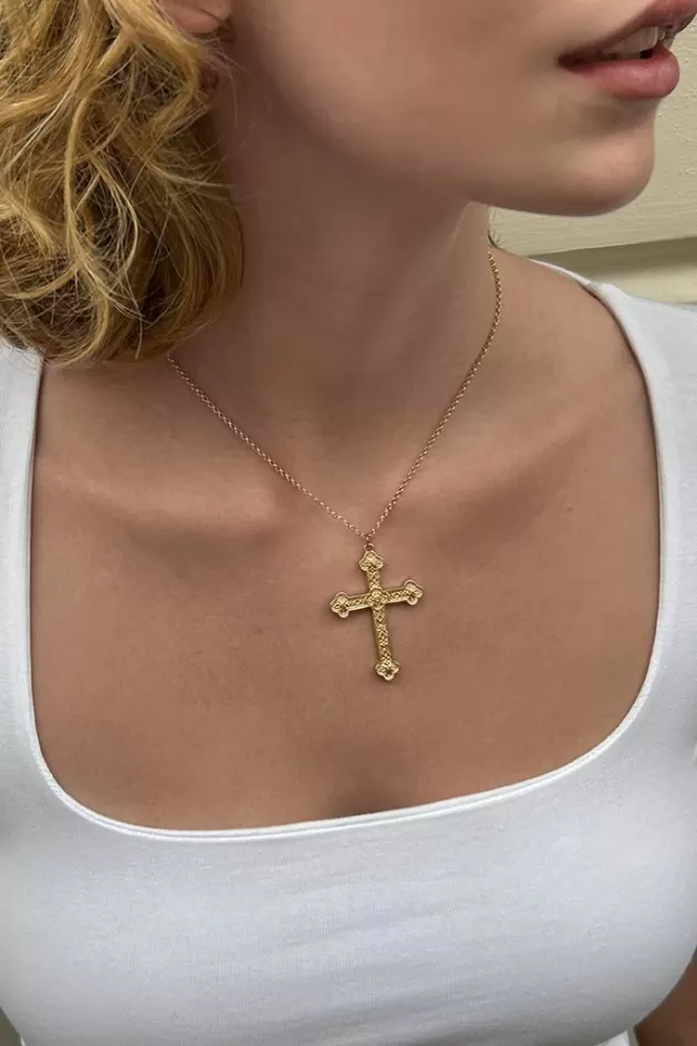 Subdued Kreuz Halskette