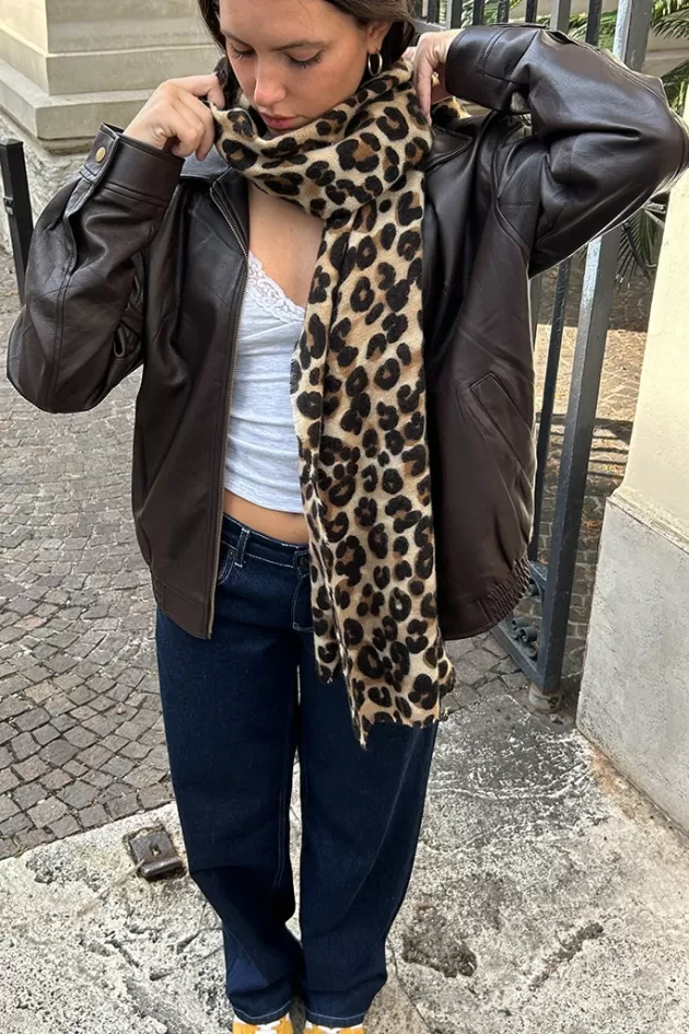 Subdued Leoparden Schal