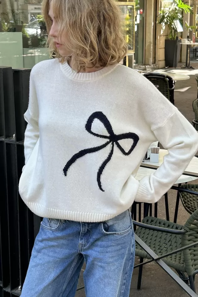 Subdued Schleife Pullover