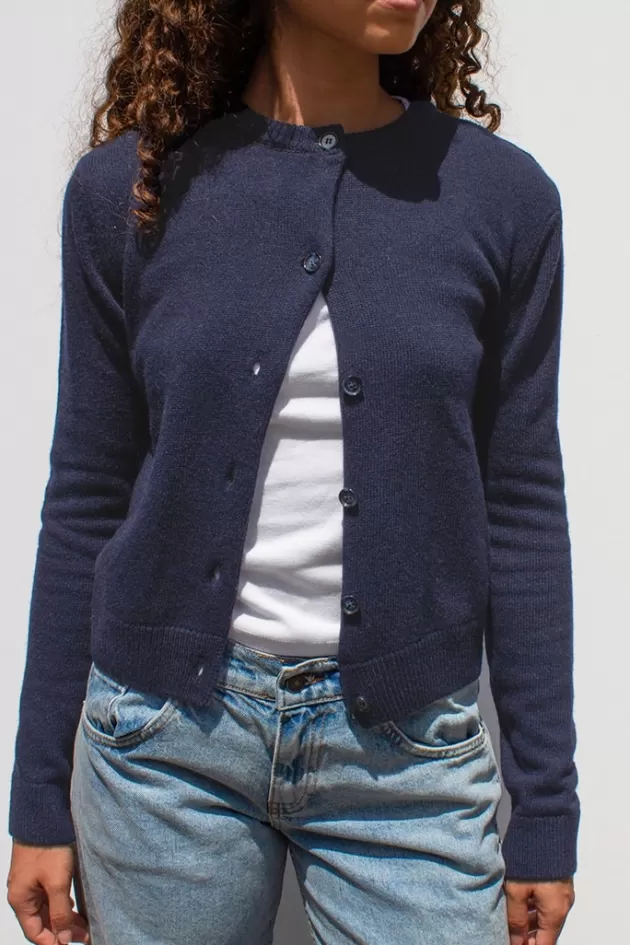 Subdued Strickjacke mit Knu00f6pfen