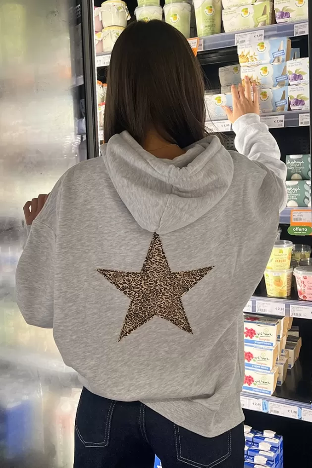 Subdued Sweatshirt mit Leopardenmuster-Stern