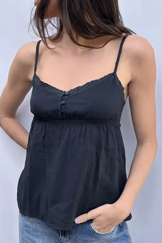 Subdued Tanktop mit Knu00f6pfen
