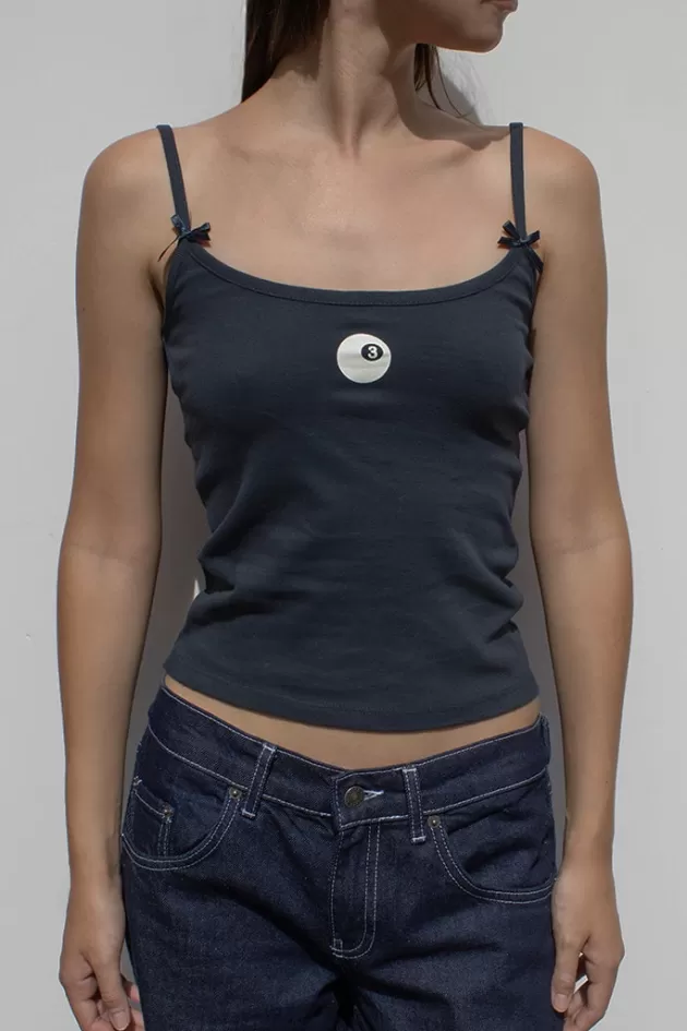 Subdued Top Rundhalsausschnitt Billiard Ball