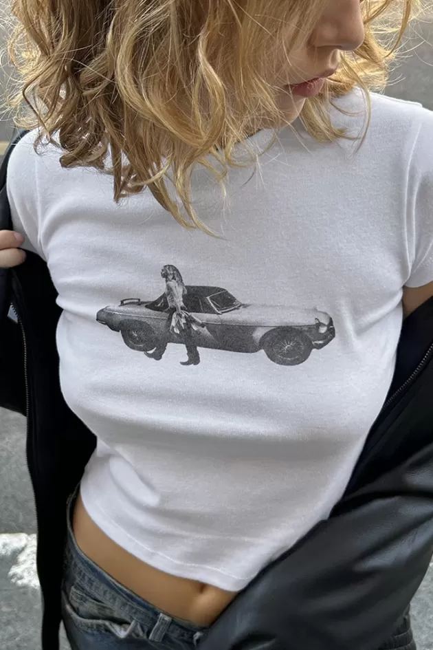 Subdued T-shirt Car girl