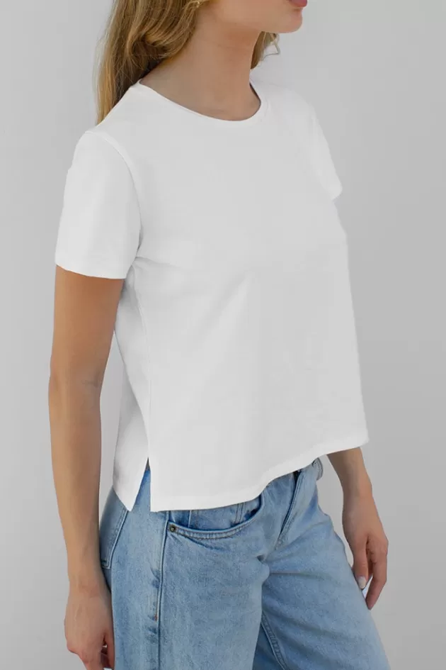 Subdued T-shirt mit Schlitzen
