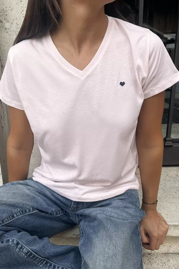 Subdued T-shirt mit V-Ausschnitt