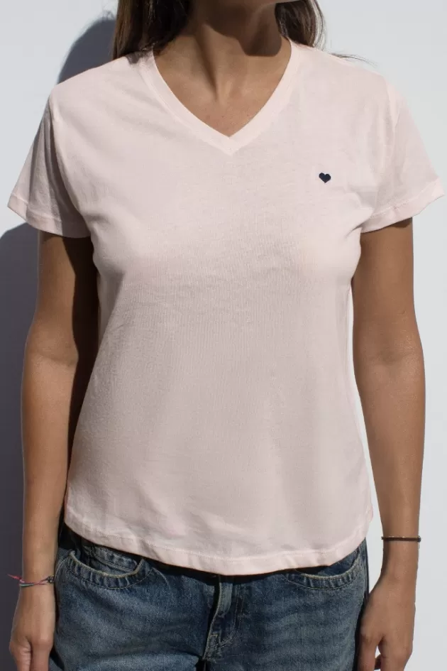 Subdued T-shirt mit V-Ausschnitt