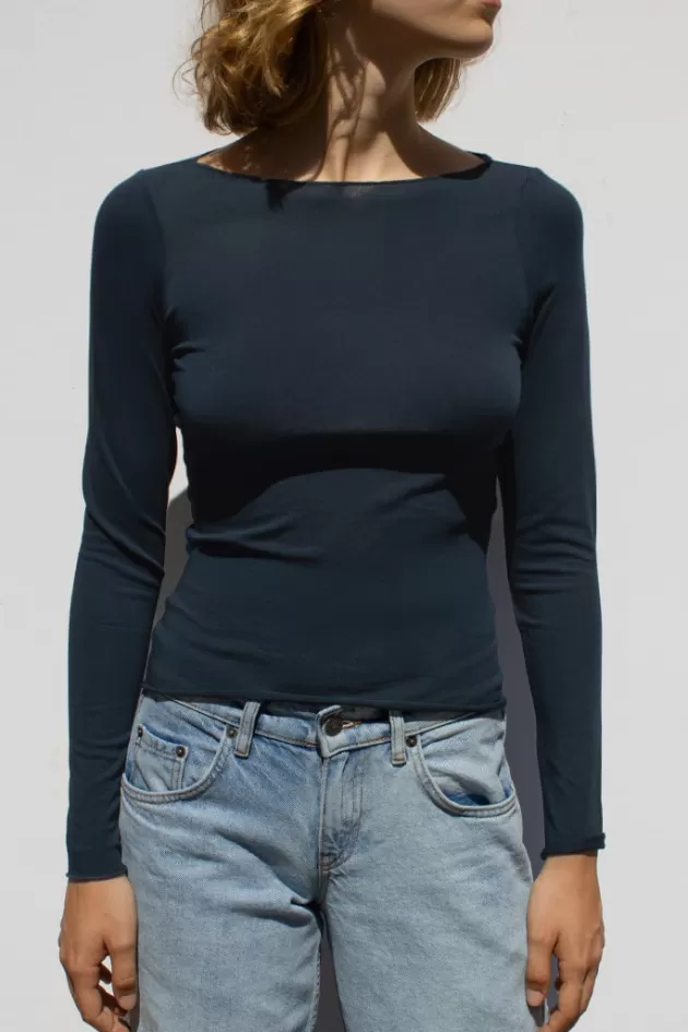 Subdued T-shirt U-Boot-Ausschnitt